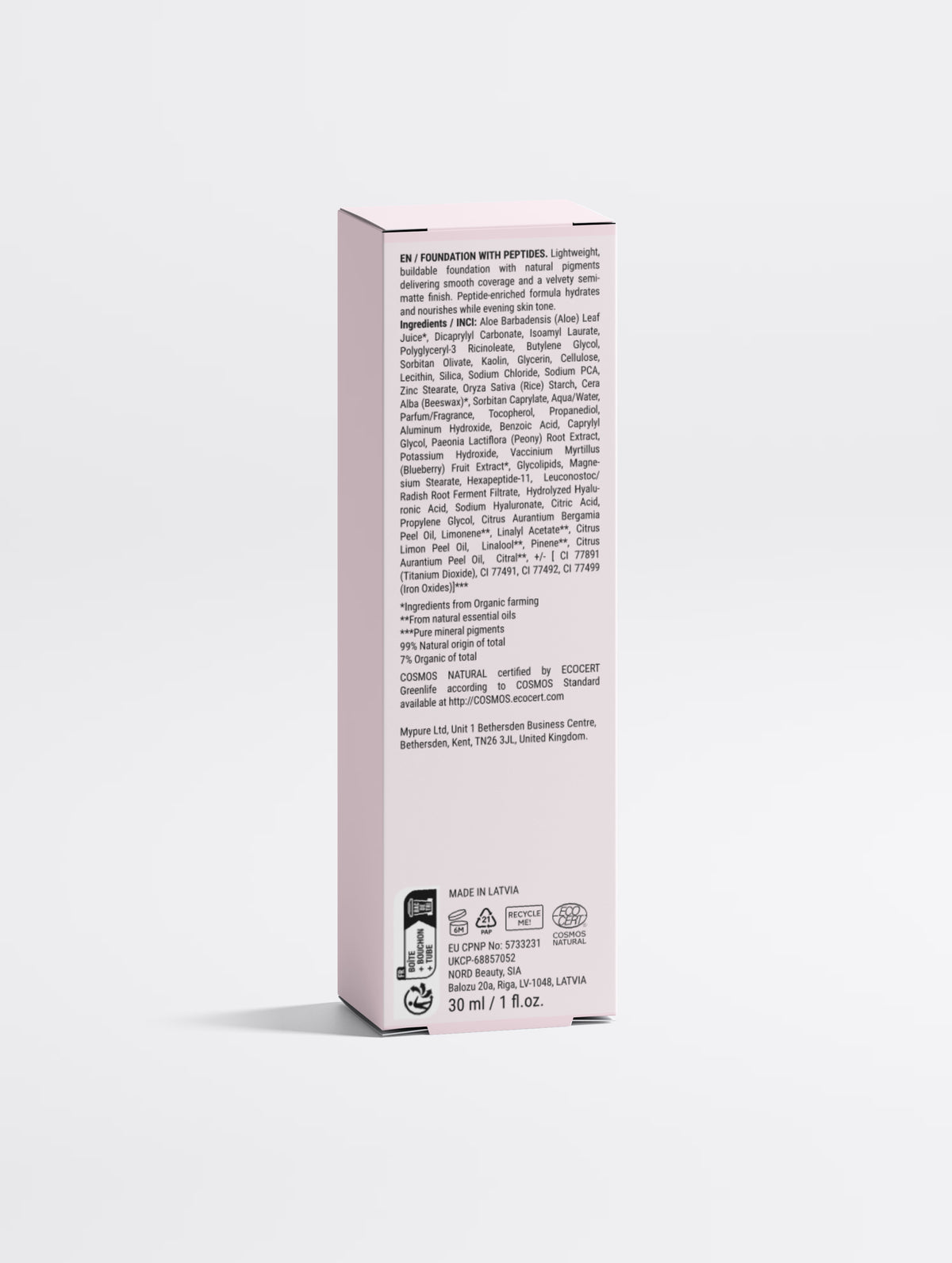 Foundation with Peptides, 25 Medium Warm
